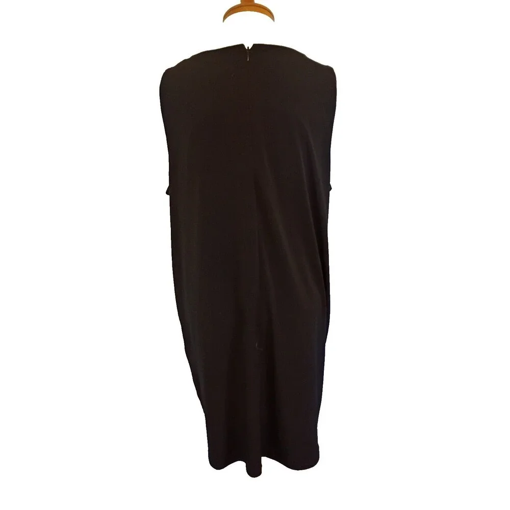 Michael Kors Black Sleeveless Dress with Gold color Grommets Size XL